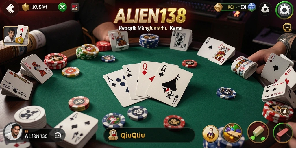 Screenshot gameplay menarik QiuQiu di ALIEN138.