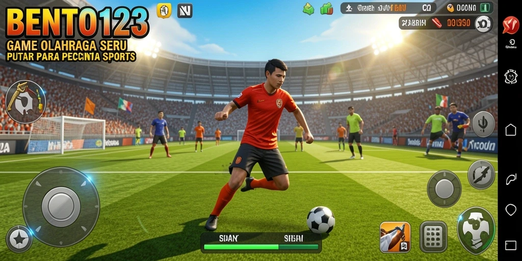 Gameplay BENTO123 menampilkan berbagai olahraga yang seru dan interaktif.