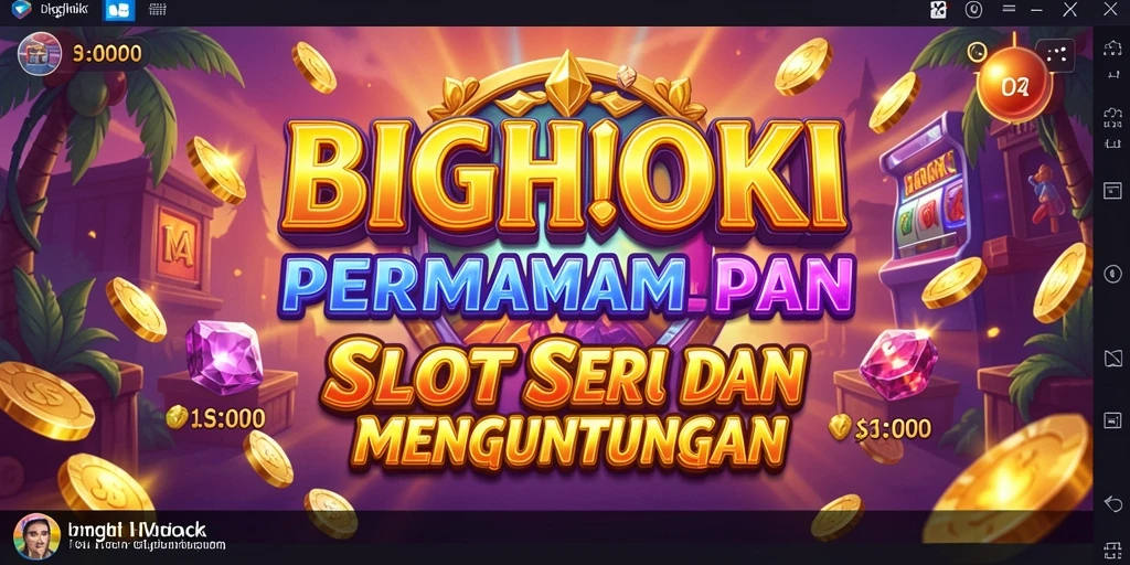 Tampilan gameplay Slot BIGHOKI yang mengesankan dan seru.