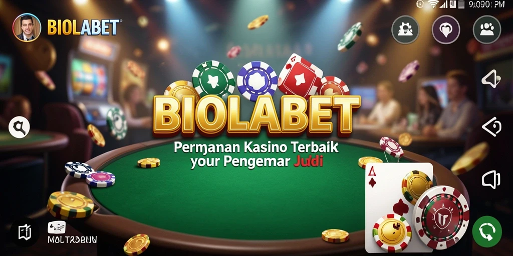 Screenshot gameplay menarik dari BIOLABET yang menunjukkan suasana Kasino.