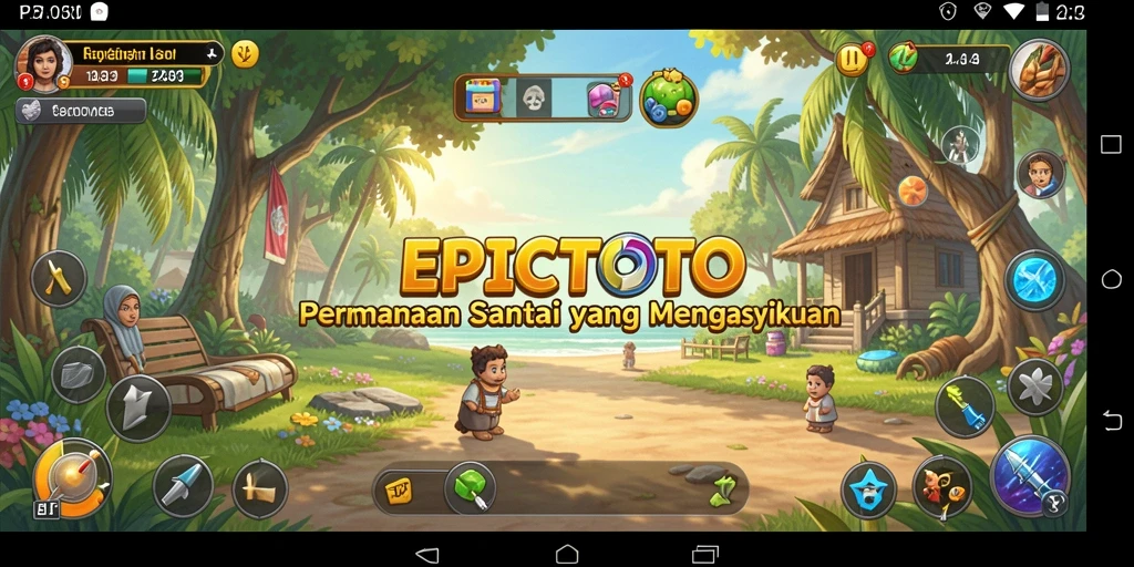 Visual gameplay EPICTOTO yang penuh warna dan mengasyikkan.