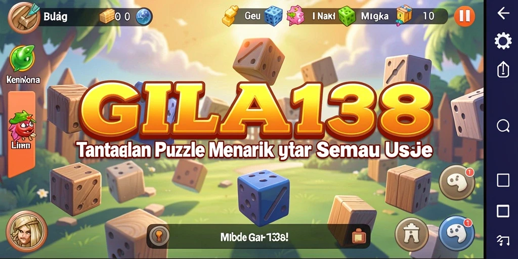 Screenshot gameplay GILA138 menunjukkan momen seru dalam memecahkan teka-teki.