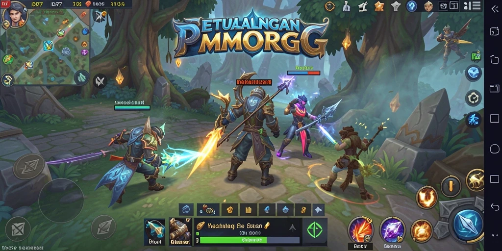 Screenshot gameplay IDR77 menampilkan aksi seru dalam pertempuran.