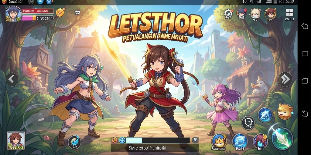 Tampilan gameplay LETSTHOR yang mengagumkan dan penuh aksi.