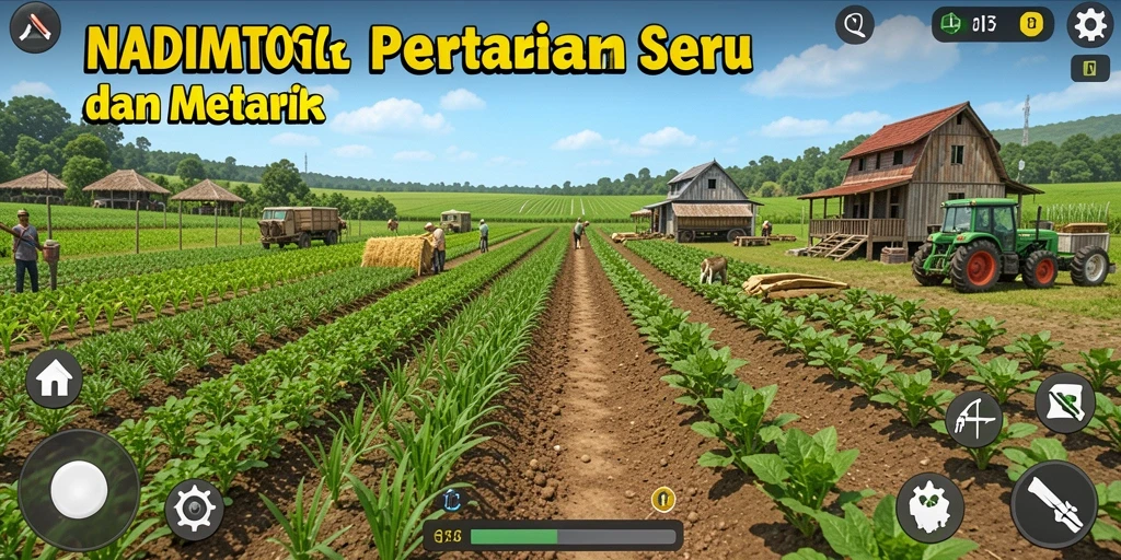 Tampilan screenshot NADIMTOGEL menampilkan ladang yang rimbun dan subur.