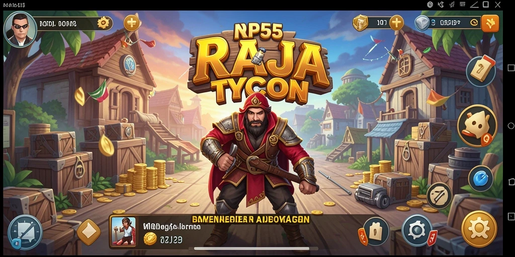 Screenshot game RP55 menampilkan suasana manajerial Tycoon yang seru.