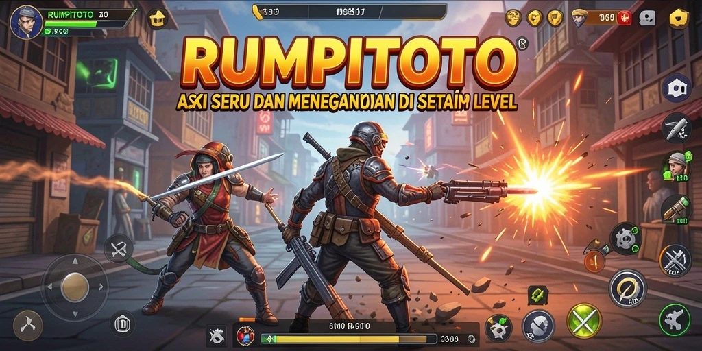 Tampilan gameplay <strong>RUMPITOTO</strong> yang penuh aksi dan petualangan.