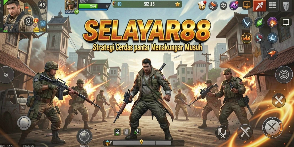 Tampilan gameplay strategis SELAYAR88 yang mendebarkan.
