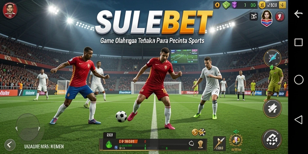 Screenshot utama SULEBET menampilkan gameplay olahraga yang mendebarkan dan realistis.