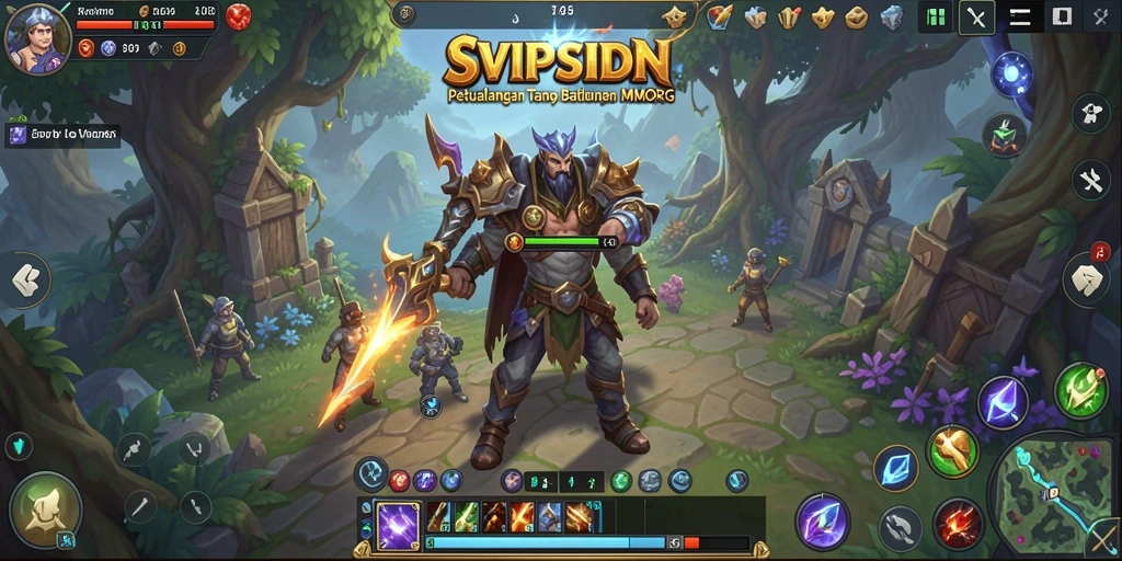 Screenshot gameplay SVIPSIDN dengan aksi pertarungan seru.