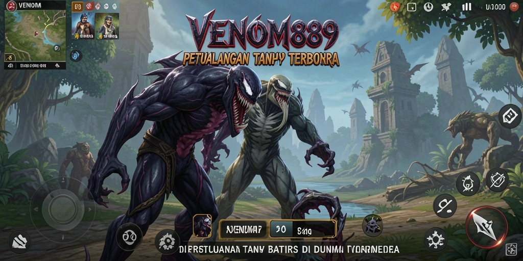 Tangkapan layar gameplay <strong>VENOM889</strong> menunjukkan keseruan di dunia terbuka.
